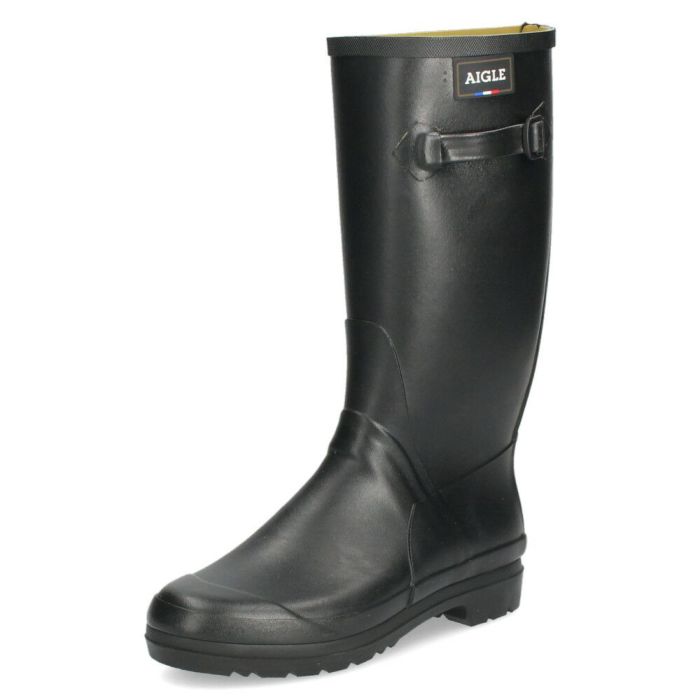 エーグル レディース レインブーツ 長靴 AIGLE セサックレディー ラバーブーツ ノワール ブラック 黒 ロング丈 防水 ZZF3646 