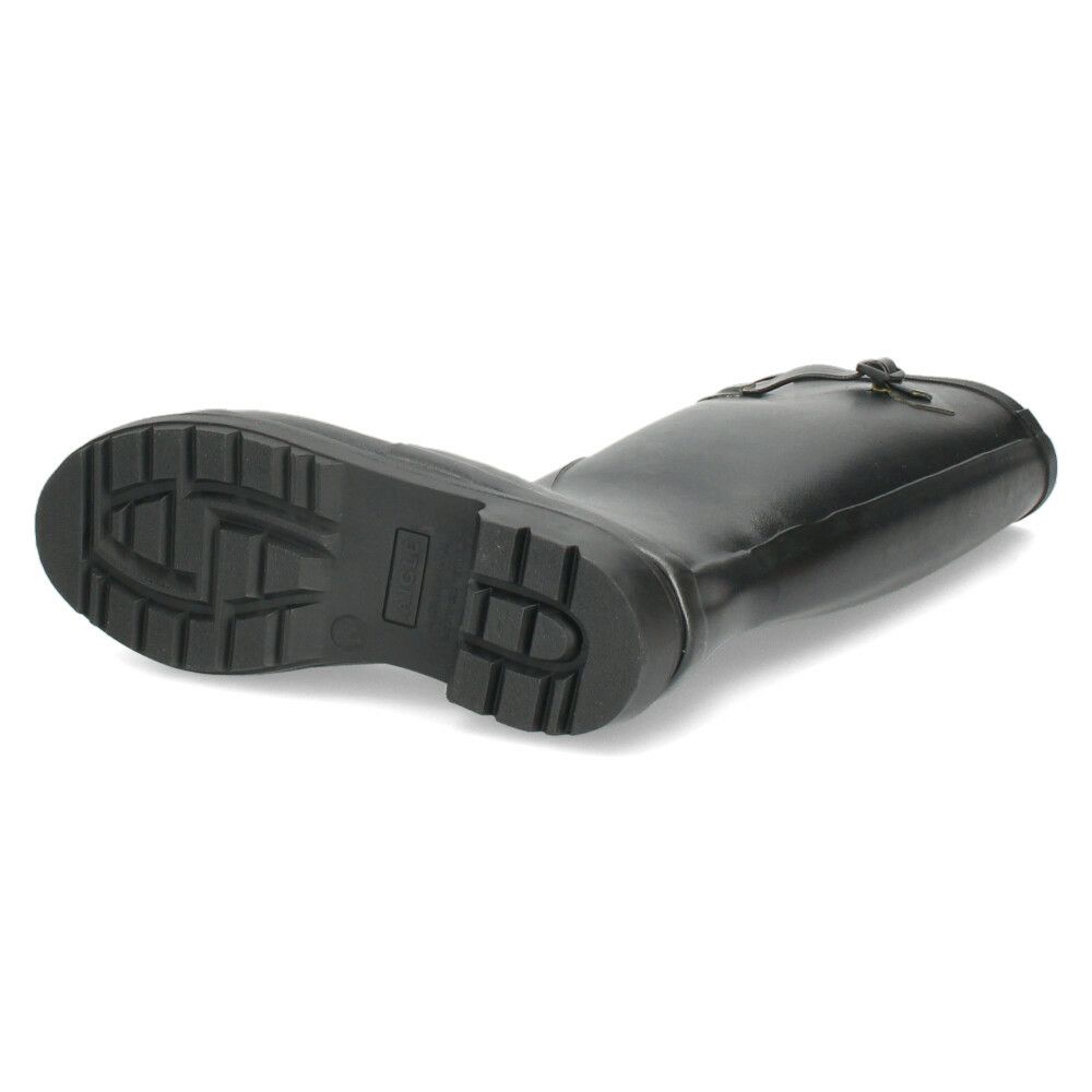 エーグル レディース レインブーツ 長靴 AIGLE セサックレディー ラバーブーツ ノワール ブラック 黒 ロング丈 防水 ZZF3646 