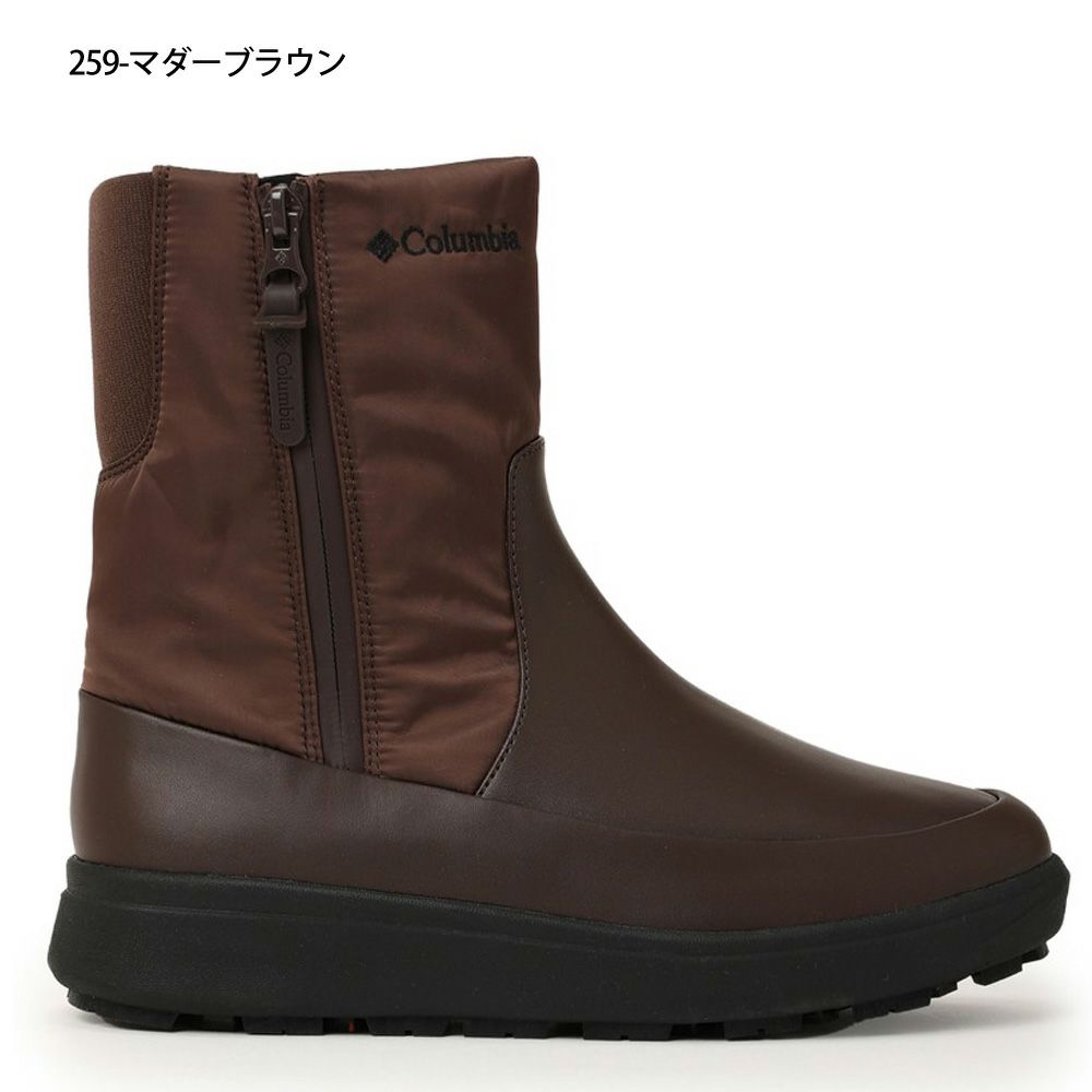 コロンビア ブーツ 滑らない レディース スノーブーツ サップランド スリー ディーヴァ サイドジップ ウォータープルーフ オムニヒートインフィニティ 防水 防寒 靴 YL8933 Columbia
