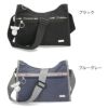 VASKA by moz モズ ショルダーバッグ レディース バッグ 斜め掛け 軽量 ナイロン 撥水 ファスナー付き 小さめ 黒 VZNS-01 ヴェスカバイモズ