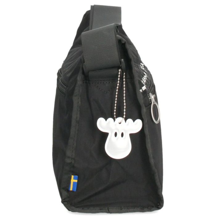 VASKA by moz モズ ショルダーバッグ レディース バッグ 斜め掛け 軽量 ナイロン 撥水 ファスナー付き 小さめ 黒 VZNS-01 ヴェスカバイモズ