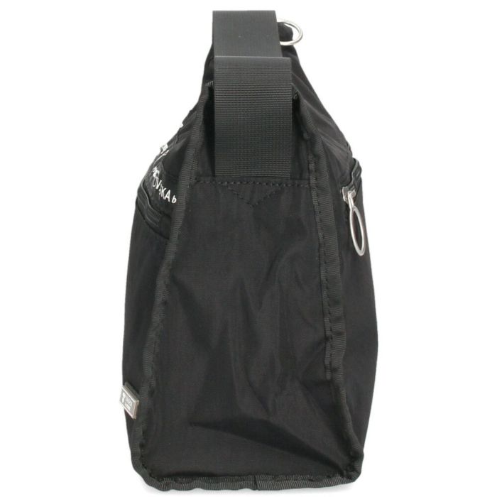 VASKA by moz モズ ショルダーバッグ レディース バッグ 斜め掛け 軽量 ナイロン 撥水 ファスナー付き 小さめ 黒 VZNS-01 ヴェスカバイモズ