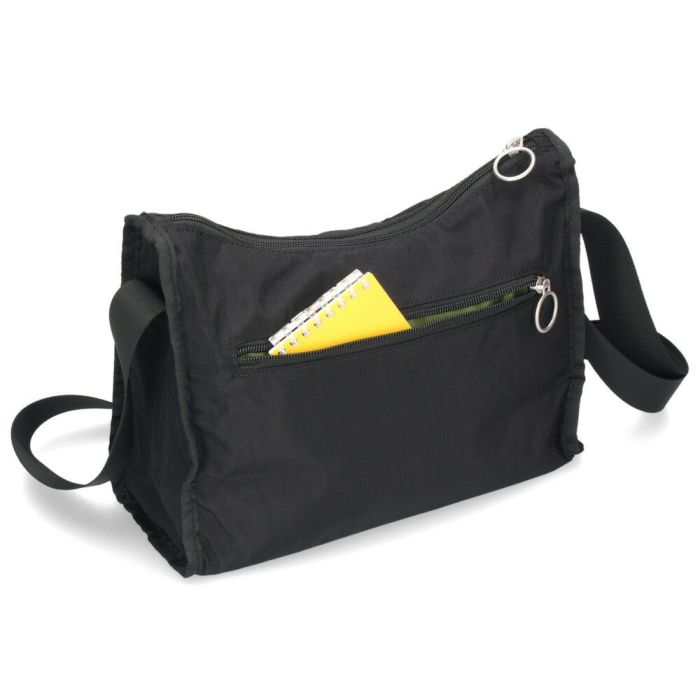 VASKA by moz モズ ショルダーバッグ レディース バッグ 斜め掛け 軽量 ナイロン 撥水 ファスナー付き 小さめ 黒 VZNS-01 ヴェスカバイモズ