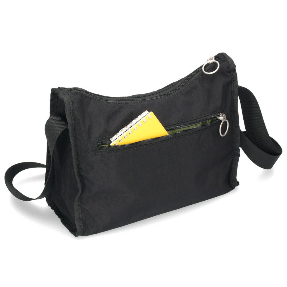 VASKA by moz モズ ショルダーバッグ レディース バッグ 斜め掛け 軽量 ナイロン 撥水 ファスナー付き 小さめ 黒 VZNS-01 ヴェスカバイモズ