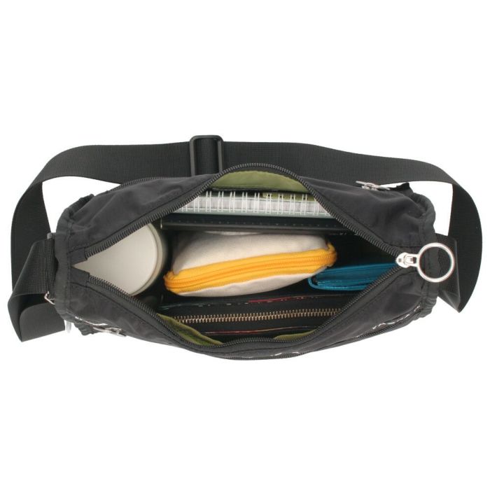 VASKA by moz モズ ショルダーバッグ レディース バッグ 斜め掛け 軽量 ナイロン 撥水 ファスナー付き 小さめ 黒 VZNS-01 ヴェスカバイモズ