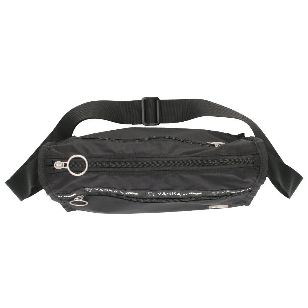 VASKA by moz モズ ショルダーバッグ レディース バッグ 斜め掛け 軽量 ナイロン 撥水 ファスナー付き 小さめ 黒 VZNS-01 ヴェスカバイモズ