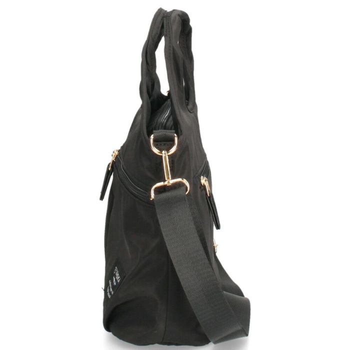 VASKA by moz モズ バッグ ショルダー トートバッグ レディース 2way 斜め掛け 軽量 A5 ファスナー付き 撥水 黒 VZPS-02 ヴェスカバイモズ