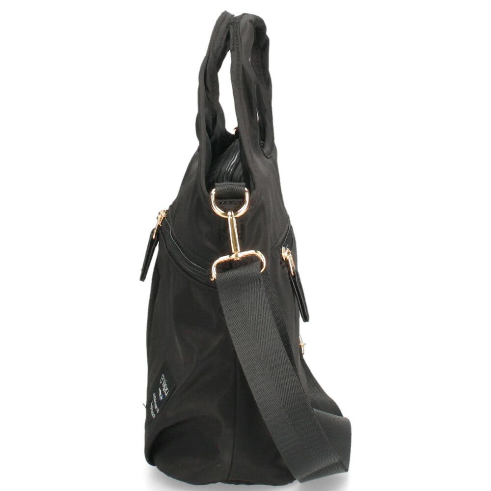 VASKA by moz モズ バッグ ショルダー トートバッグ レディース 2way 斜め掛け 軽量 A5 ファスナー付き 撥水 黒 VZPS-02 ヴェスカバイモズ