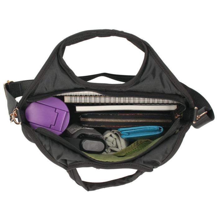 VASKA by moz モズ バッグ ショルダー トートバッグ レディース 2way 斜め掛け 軽量 A5 ファスナー付き 撥水 黒 VZPS-02 ヴェスカバイモズ