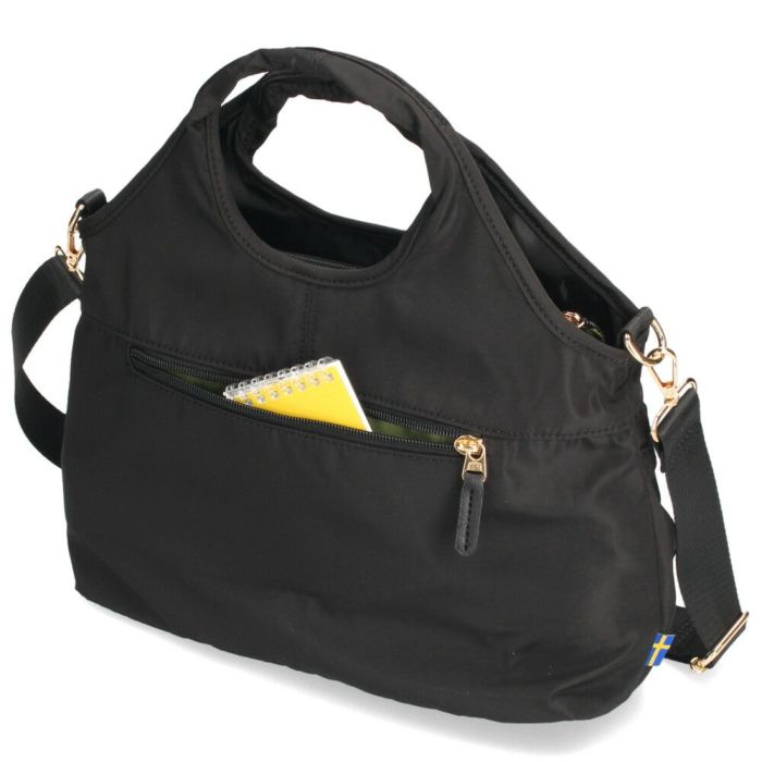 VASKA by moz モズ バッグ ショルダー トートバッグ レディース 2way 斜め掛け 軽量 A5 ファスナー付き 撥水 黒 VZPS-02 ヴェスカバイモズ