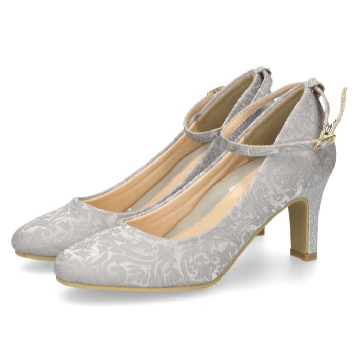 パンプス 結婚式 靴 アンクルストラップ 7cm 7センチヒール 二次会 パーティ 痛くない ラメ グリッター サテン レース ハイヒール お呼ばれ 2way 黒 18160 極ふわっ Parade レディース