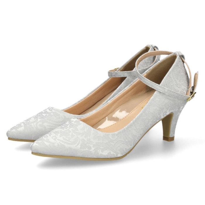 パンプス 結婚式 ストラップ 痛くない ウエディング 二次会 パーティ 太ヒール 6cm 6センチヒール レース アンクルストラップ 黒 19038 極ふわっ Parade 靴 レディース