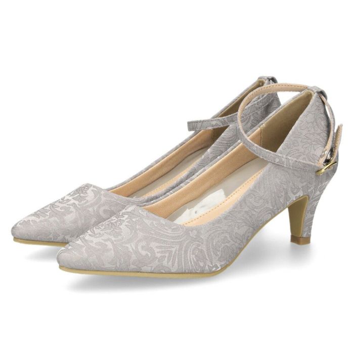 パンプス 結婚式 ストラップ 痛くない ウエディング 二次会 パーティ 太ヒール 6cm 6センチヒール レース アンクルストラップ 黒 19038 極ふわっ Parade 靴 レディース