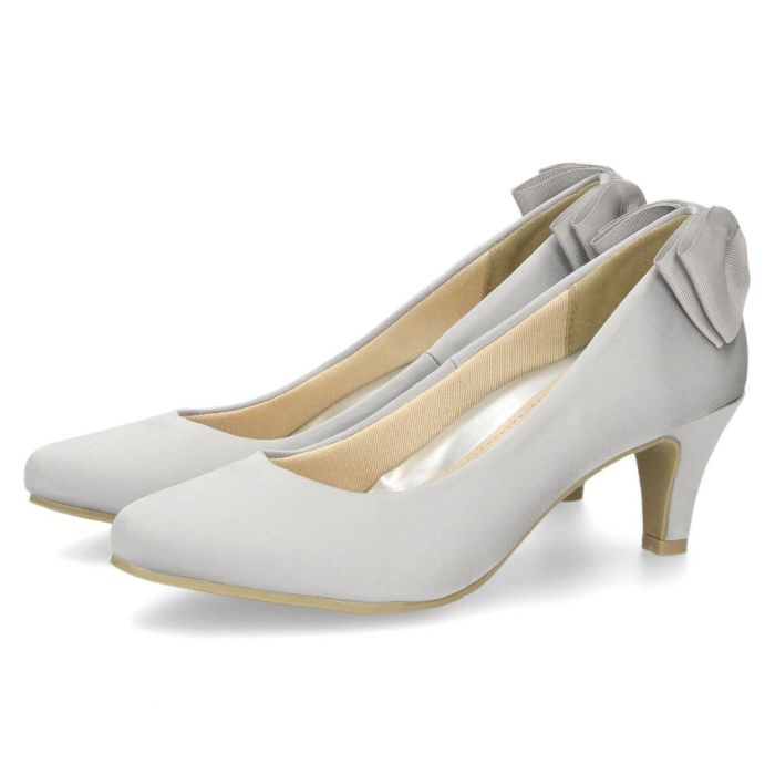 結婚式 パンプス 疲れない 太ヒール 靴 バックリボン 6cm 6センチヒール ベージュ ブラック 黒 お呼ばれ 極ふわっ Parade 18161