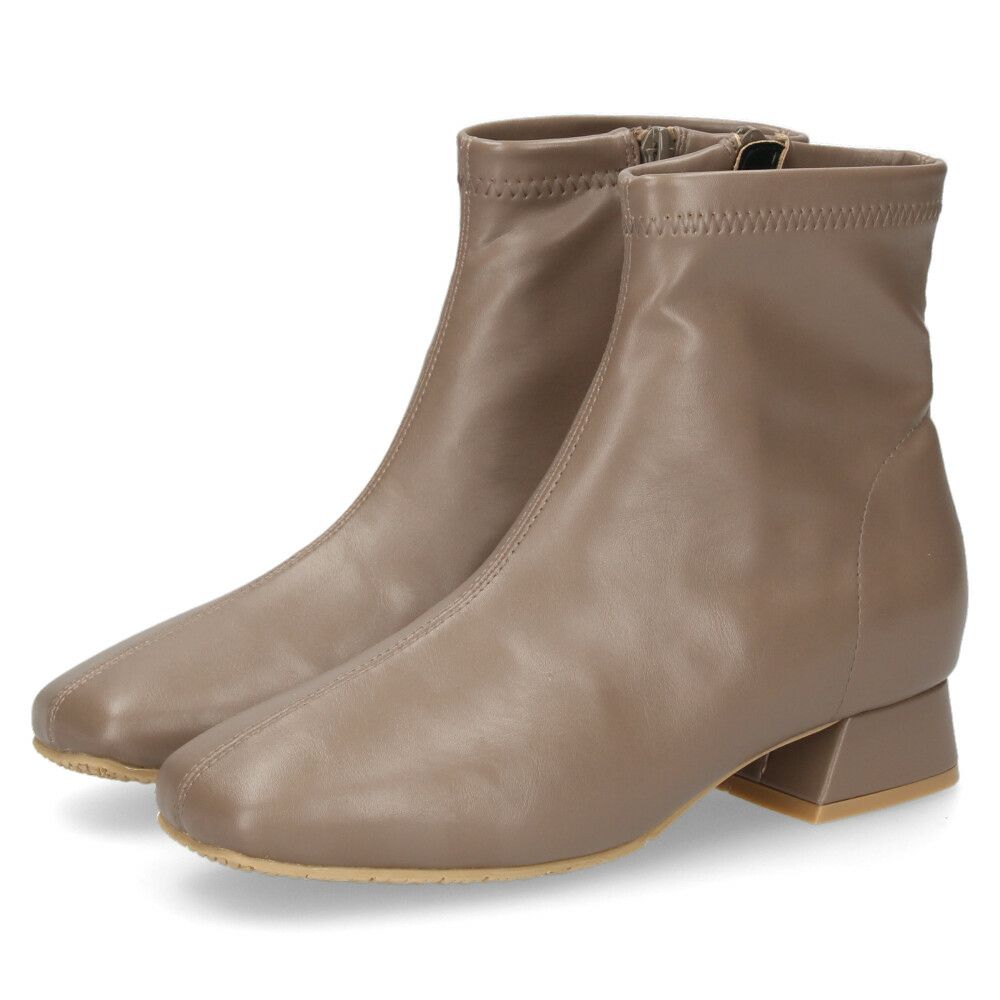 ショートブーツ レディース レインシューズ  防水 履きやすい シンプル おしゃれ 晴雨兼用 滑りにくい ふわふわ インソール ストレッチ素材 ファスナー Parade パレード YDSB9100R