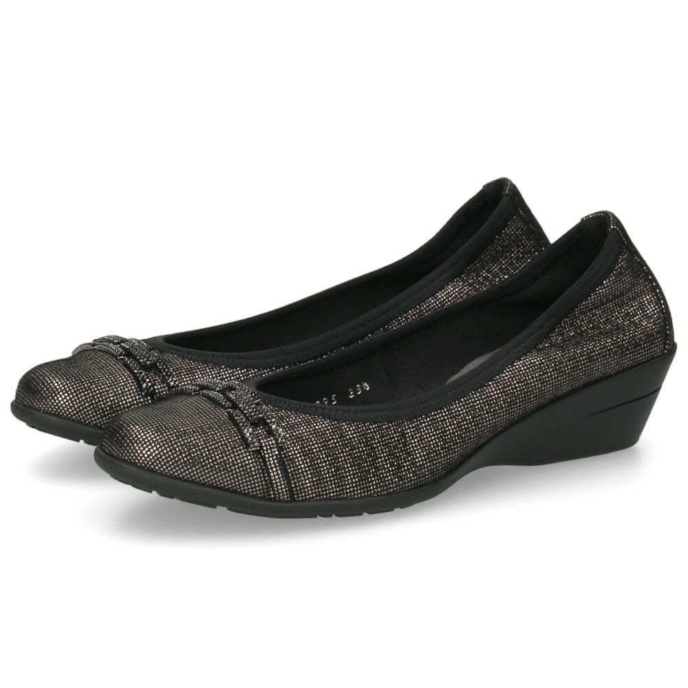 パンプス 黒 レディース おしゃれ ブラック エレガント 靴 スクエアトゥ ウェッジソール コンポジションナイン ビジュー チェーン コンフォートパンプス 3095 COMPOSITION9