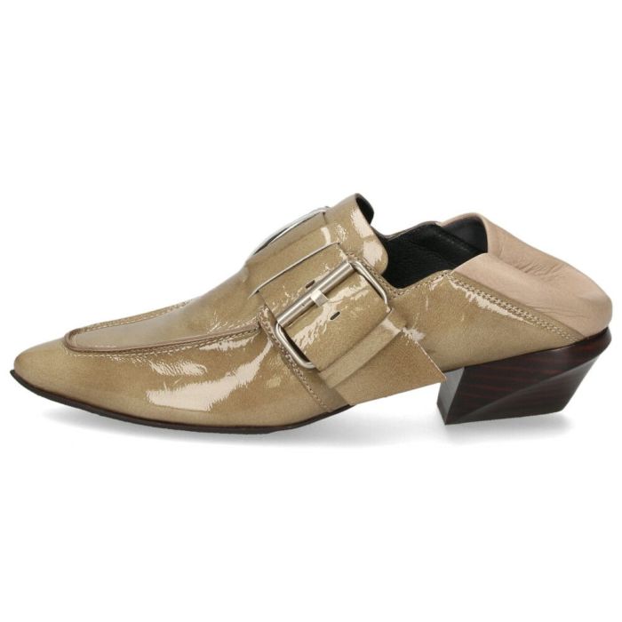 ラボキゴシ ワークス レディース パンプス 本革 ブラック 黒 ベージュ ローヒール ポインテッドトゥ 2WAY 柔らかい 靴 12805 RABOKIGOSHI works 日本製