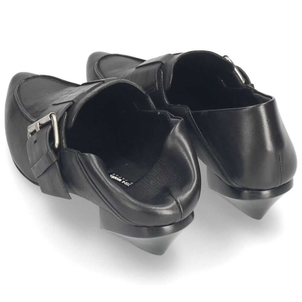 ラボキゴシ ワークス レディース パンプス 本革 ブラック 黒 ベージュ ローヒール ポインテッドトゥ 2WAY 柔らかい 靴 12805 RABOKIGOSHI works 日本製