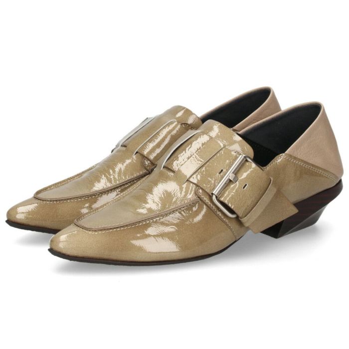 ラボキゴシ ワークス レディース パンプス 本革 ブラック 黒 ベージュ ローヒール ポインテッドトゥ 2WAY 柔らかい 靴 12805 RABOKIGOSHI works 日本製