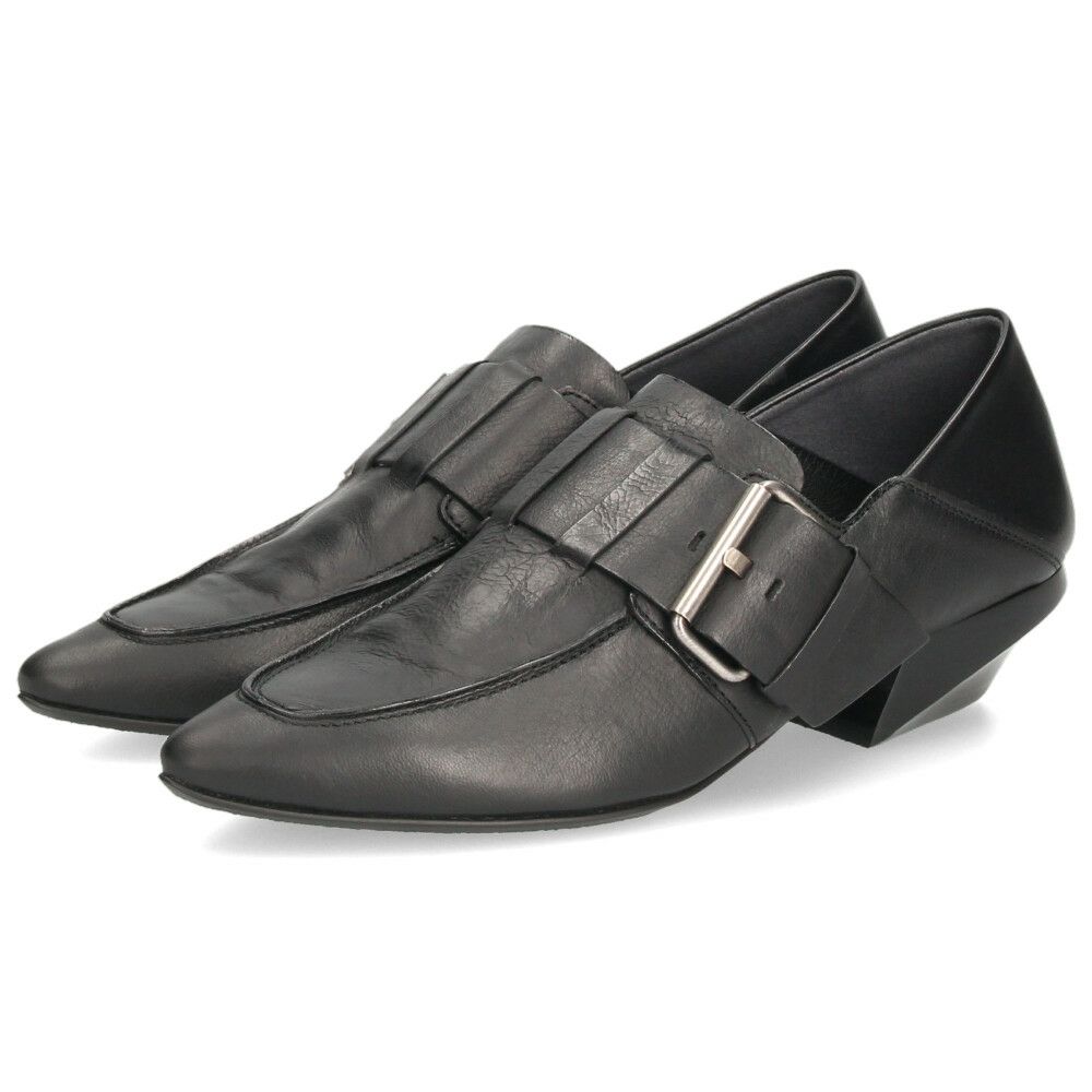 ラボキゴシ ワークス レディース パンプス 本革 ブラック 黒 ベージュ ローヒール ポインテッドトゥ 2WAY 柔らかい 靴 12805 RABOKIGOSHI works 日本製