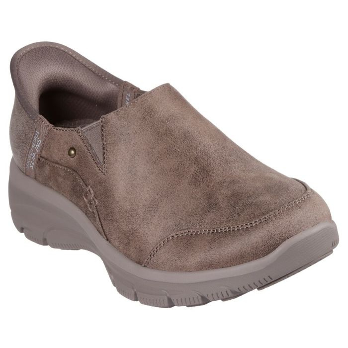 スケッチャーズ スリップインズ レディース スニーカー 紐なし スリッポン SKECHERS Slip-ins Relaxed Fit リラックスドフィット イージー ゴーイング 158630 ハンズフリー ノーマル幅 つま先幅広