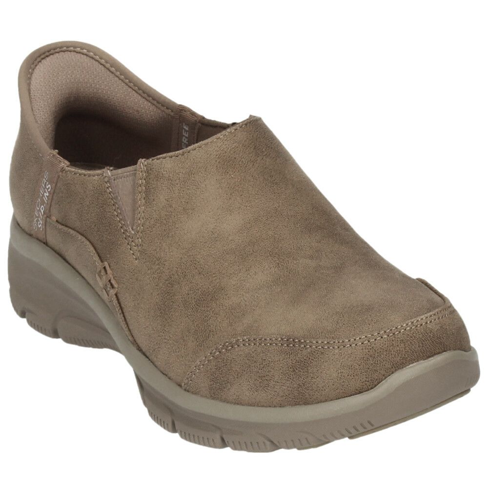 スケッチャーズ スリップインズ レディース スニーカー 紐なし スリッポン SKECHERS Slip-ins Relaxed Fit リラックスドフィット イージー ゴーイング 158630 ハンズフリー ノーマル幅 つま先幅広