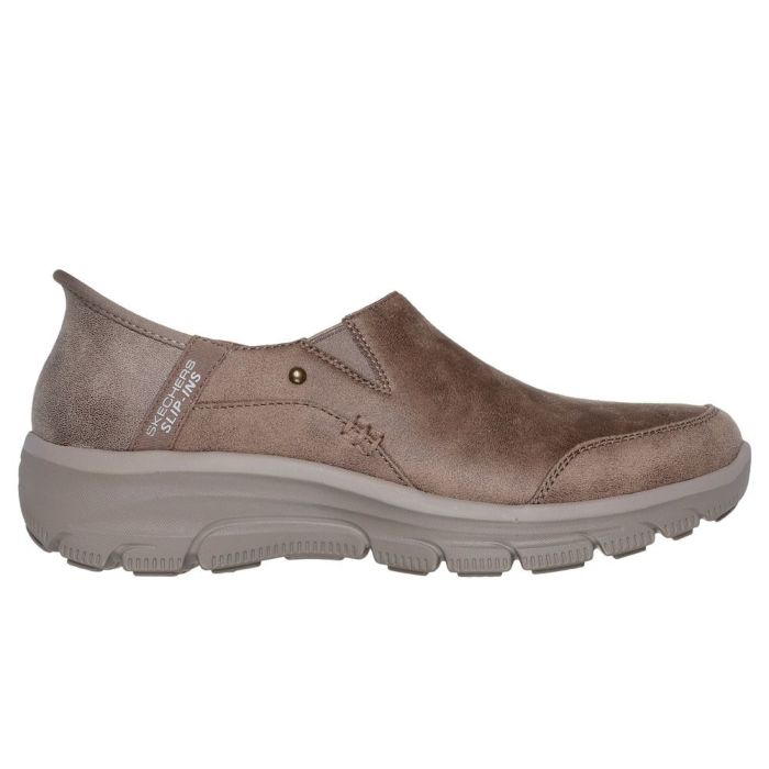スケッチャーズ スリップインズ レディース スニーカー 紐なし スリッポン SKECHERS Slip-ins Relaxed Fit リラックスドフィット イージー ゴーイング 158630 ハンズフリー ノーマル幅 つま先幅広
