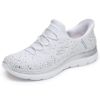 スケッチャーズ スリップインズ レディース スニーカー スリッポン 靴 ハンズフリー 軽量 SKECHERS Slip-ins サミッツ ブリリアント シャイン 150273