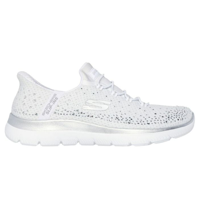 スケッチャーズ スリップインズ レディース スニーカー スリッポン 靴 ハンズフリー 軽量 SKECHERS Slip-ins サミッツ ブリリアント シャイン 150273