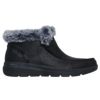 スケッチャーズ スリップインズ レディース ブーツ Slip-ins ハンズフリー 靴 撥水 SKECHERS  144221 グレーシャル ウルトラ 軽量 撥水 防寒 ノーマル幅