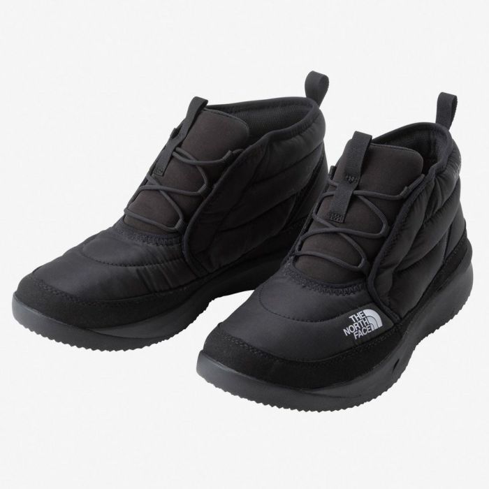 ノースフェイス ブーツ レディース メンズ ヌプシ チャッカ ウォータープルーフ 3 ウィンターブーツ 防水 防寒 靴 滑りにくい 中綿 黒 ブラック THE NORTH FACE NF52573