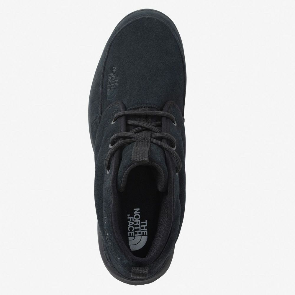 ノースフェイス ブーツ レディース ヌプシ チャッカ ウォータープルーフ 2 スエード ウィンターブーツ 防水 防寒 靴 滑りにくい 中綿 黒 ブラック THE NORTH FACE NF52574