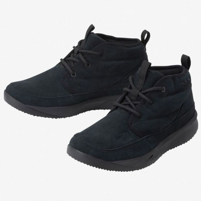 ノースフェイス ブーツ レディース ヌプシ チャッカ ウォータープルーフ 2 スエード ウィンターブーツ 防水 防寒 靴 滑りにくい 中綿 黒 ブラック THE NORTH FACE NF52574