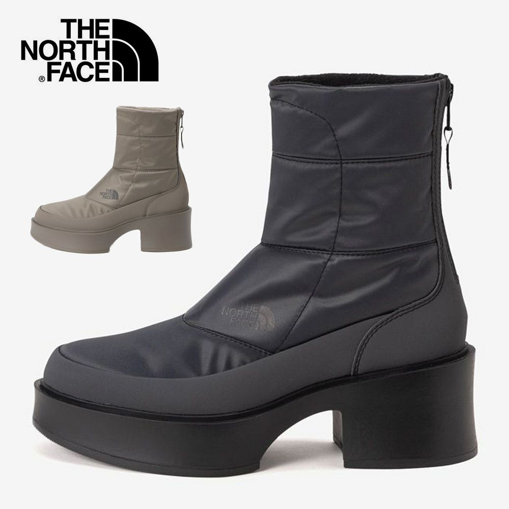 ノースフェイス ブーツ レディース 厚底 防水 ショートブーツ カルミア ヌプシ ブーツ ウォータープルーフ SE NFW52574 AK アスファルトグレー THE NORTH FACE