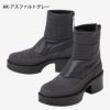 ノースフェイス ブーツ レディース 厚底 防水 ショートブーツ カルミア ヌプシ ブーツ ウォータープルーフ SE NFW52574 AK アスファルトグレー THE NORTH FACE