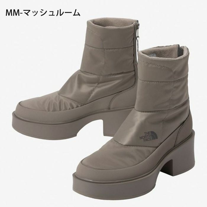 ノースフェイス ブーツ レディース 厚底 防水 ショートブーツ カルミア ヌプシ ブーツ ウォータープルーフ SE NFW52574 AK アスファルトグレー THE NORTH FACE