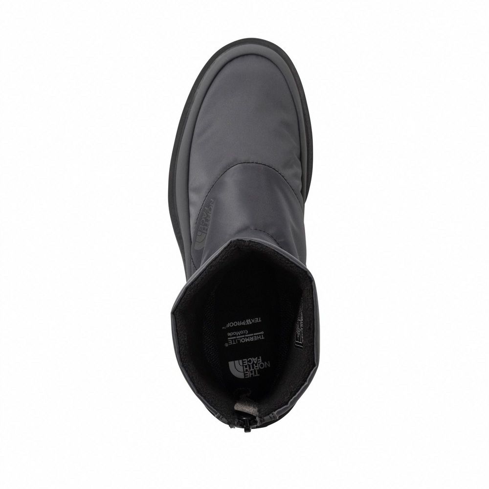 ノースフェイス ブーツ レディース 厚底 防水 ショートブーツ カルミア ヌプシ ブーツ ウォータープルーフ SE NFW52574 AK アスファルトグレー THE NORTH FACE