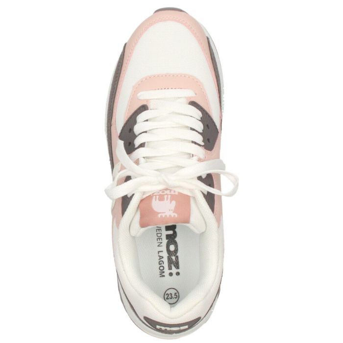 モズ スニーカー レディース 厚底 エアクッション moz 402502 カジュアル シューズ  靴 黒 歩きやすい 軽量 疲れない 通勤 通学 普段使い お出かけ 旅行