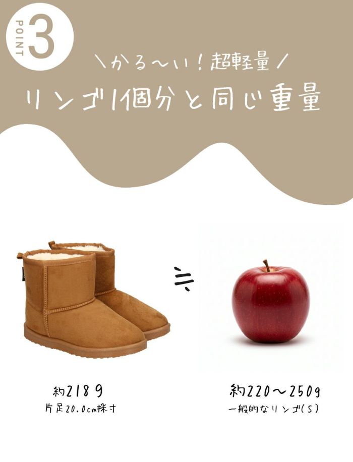 ムートンブーツ キッズ ブーツ 撥水 靴 ミディアム丈 あったか 男女兼用 シンプル 黒 子供 こども 冬 ふわふわ あたたかい フェイクファー ボア 防寒 軽量 Parade パレード 56303