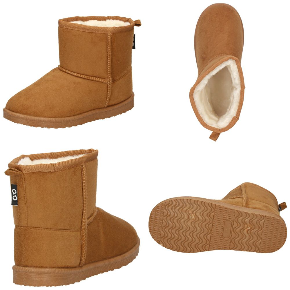 キッズ ムートンブーツ ブーツ 靴 キャメル ブラック ベージュ 黒 子供 冬 ふわふわ あたたかい 防寒 軽量 Parade パレード 56303