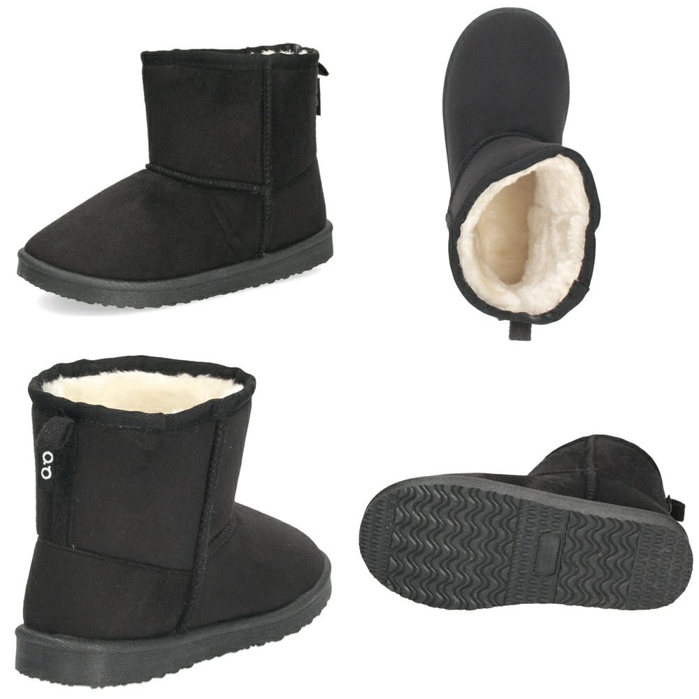 キッズ ムートンブーツ ブーツ 靴 キャメル ブラック ベージュ 黒 子供 冬 ふわふわ あたたかい 防寒 軽量 Parade パレード 56303