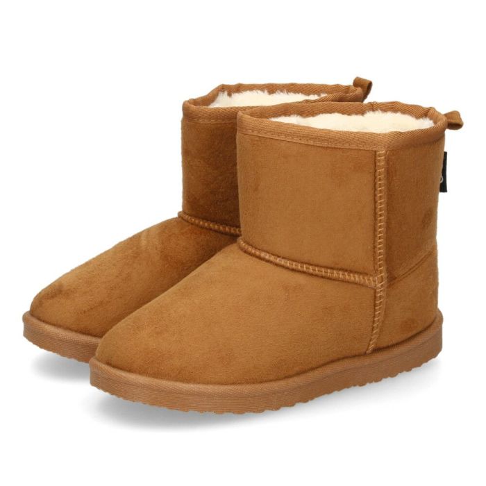 ムートンブーツ キッズ ブーツ 撥水 靴 ミディアム丈 あったか 男女兼用 シンプル 黒 子供 こども 冬 ふわふわ あたたかい フェイクファー ボア 防寒 軽量 Parade パレード 56303