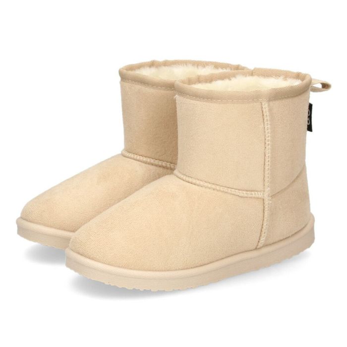 ムートンブーツ キッズ ブーツ 撥水 靴 ミディアム丈 あったか 男女兼用 シンプル 黒 子供 こども 冬 ふわふわ あたたかい フェイクファー ボア 防寒 軽量 Parade パレード 56303