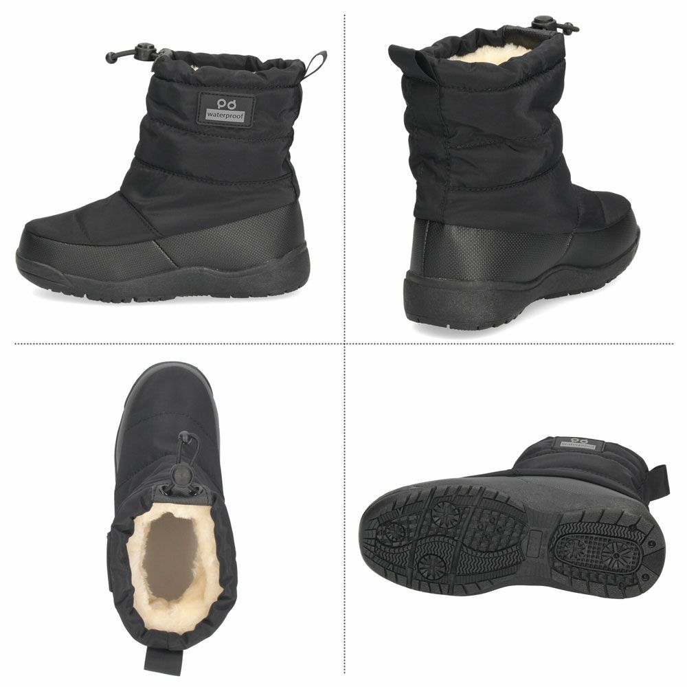 スノーブーツ キッズ 男の子 女の子 ジュニア 防寒ブーツ 防水 撥水 滑りにくい 防滑 歩きやすい 雨 雪 冬 スノーシューズ 56301 パレード Parade