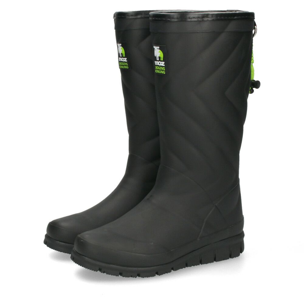 moz モズ レディース レインブーツ 歩きやすい 長靴 防水 レインシューズ 黒 ブラック カーキ 9701 雨 雪 通勤 通学 アウトドア