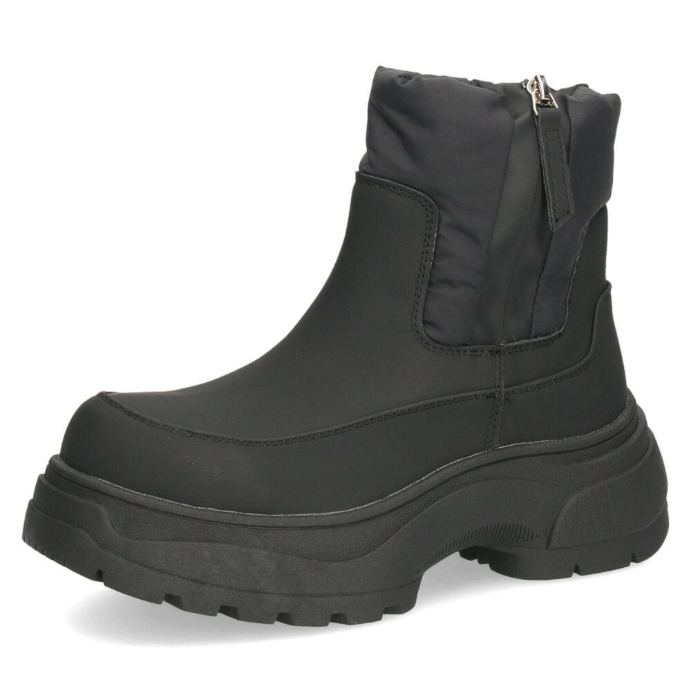 ブーツ スノーブーツ ショートブーツ レディース 靴 厚底 防寒 防滑 撥水加工 止水ファスナー ブラック Parade パレード 52906