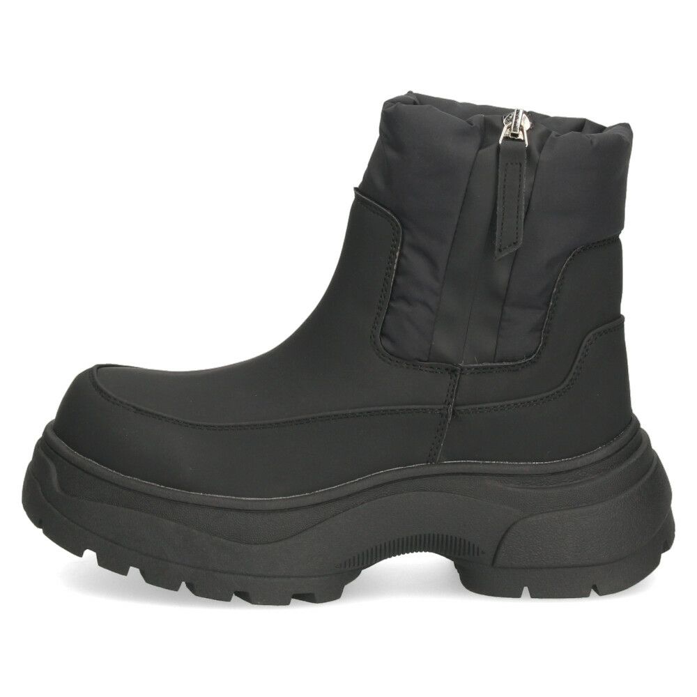 ブーツ スノーブーツ ショートブーツ レディース 靴 厚底 防寒 防滑 撥水加工 止水ファスナー ブラック Parade パレード 52906