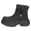 ブーツ スノーブーツ ショートブーツ レディース 靴 厚底 防寒 防滑 撥水加工 止水ファスナー ブラック Parade パレード 52906