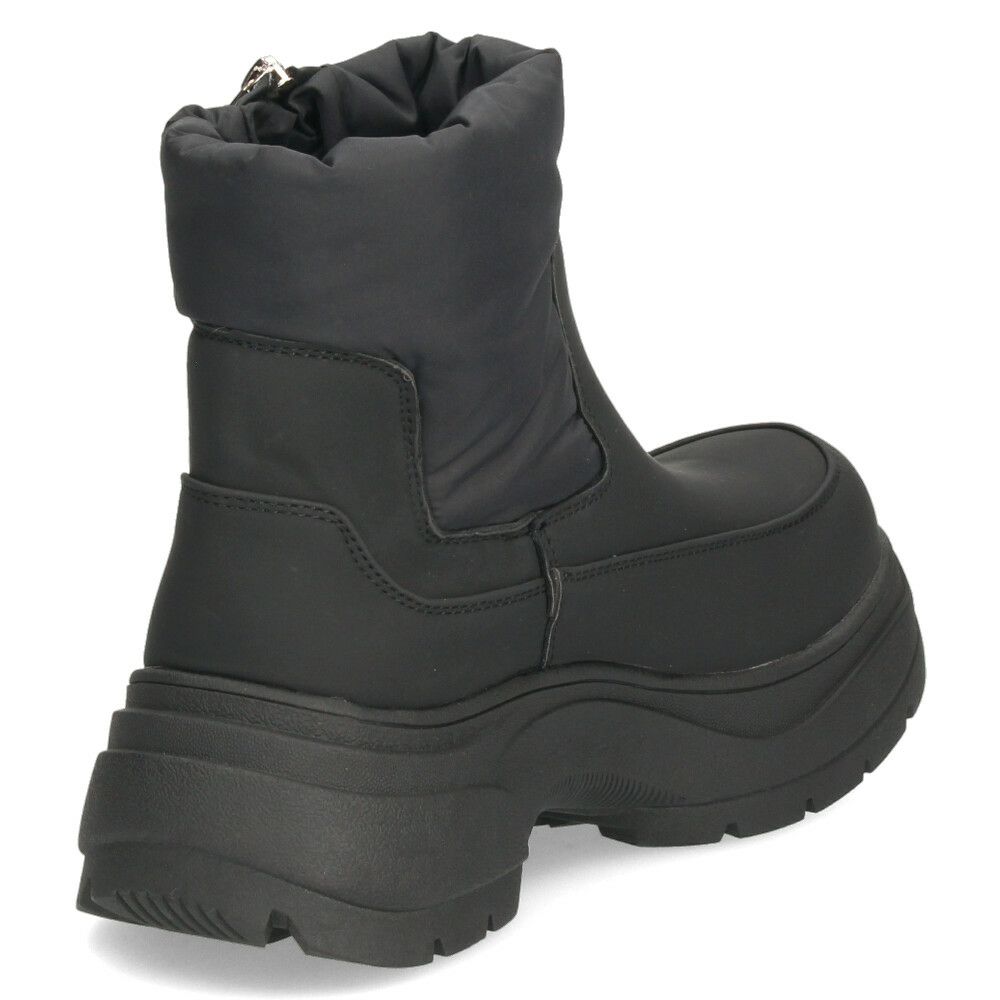 ブーツ スノーブーツ ショートブーツ レディース 靴 厚底 防寒 防滑 撥水加工 止水ファスナー ブラック Parade パレード 52906