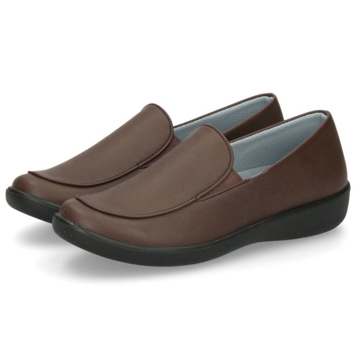 スリッポン レディース シューズ きれいめ パンジー 靴 防水 晴雨兼用 軽量 仕事 通勤 普段履き EEE 3E 黒 Pansy 2324